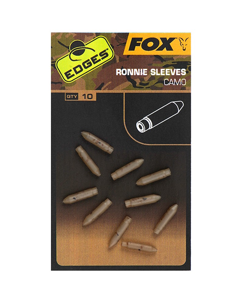 Nasadki Do Krętlika Fox Edges Camo Ronnie Rig Sleeves 10szt.