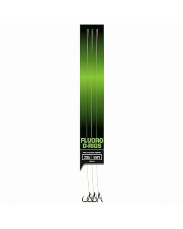 Przypony Karpiowe Fox Carp Ready Illusion Fluoro D-Rigs nr 4 19lb 30cm 3szt.