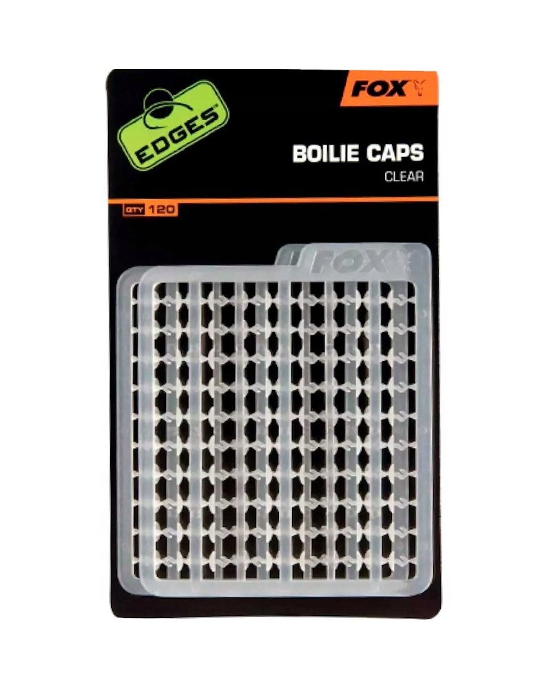 Stopery Do Kulek Fox Edges Boilie Caps Clear 120szt.