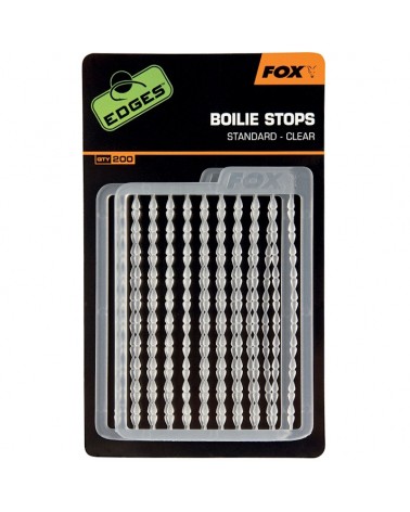 Stopery Do Kulek Fox Edges Boilie Stops Standard Clear 200szt.