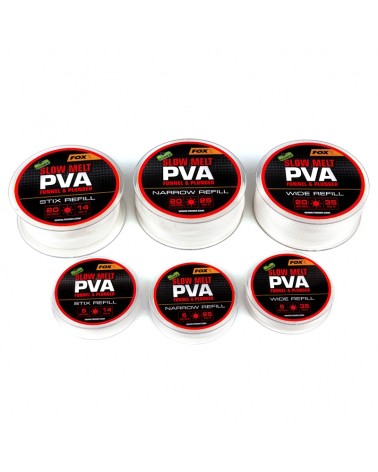 Siatka Zapas Fox Edges Slow Melt PVA Wide Refill 35mm 20m