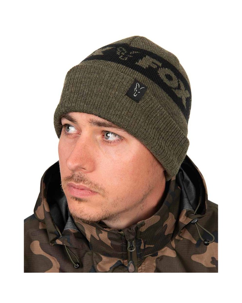 Czapka Zimowa Fox Collection Beanie Green/Black