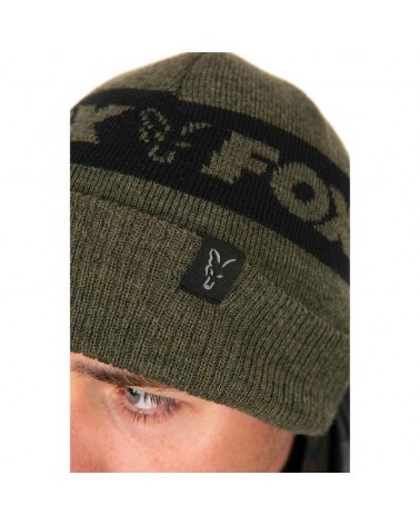 Czapka Zimowa Fox Collection Beanie Green/Black