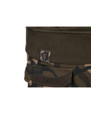 Bluza Wędkarska Rozpinana Z Kapturem Fox LW Khaki/Camo Split Zip Hoody