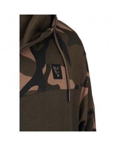 Bluza Wędkarska Rozpinana Z Kapturem Fox LW Khaki/Camo Split Zip Hoody