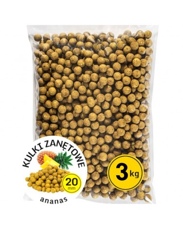 Kulki Proteinowe Zanętowe Carp Target Ananas Pineapple 20mm