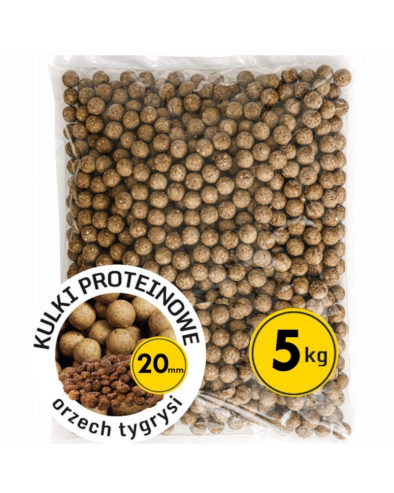 Kulki Proteinowe Zanętowe Carp Target Orzech Tygrysi Tiger Nuts 20mm 5kg