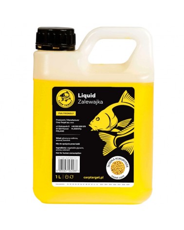 Liquid Gęsty Booster Carp Target Słodka Kukurydza Sweetcorn 1L PVA Friendly