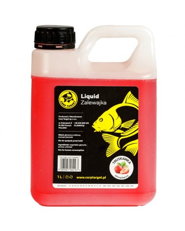 Liquid Gęsty Booster Carp Target Truskawka Strawberry 1L PVA Friendly