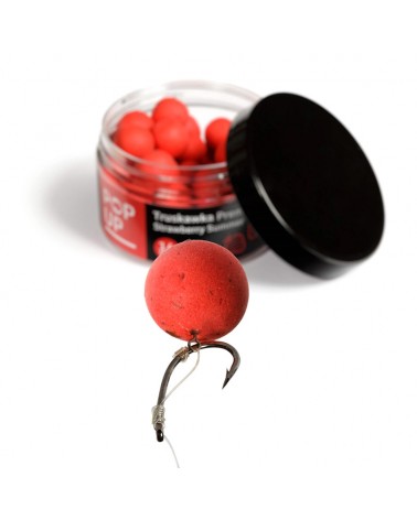 Kulki Haczykowe Carp Target Pop Up Truskawka Strawberry 14mm 125ml