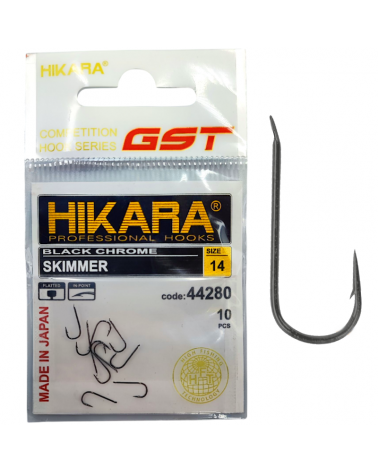 Haczyki Traper GST Hikara Skimmer Black Nr 14 10szt.