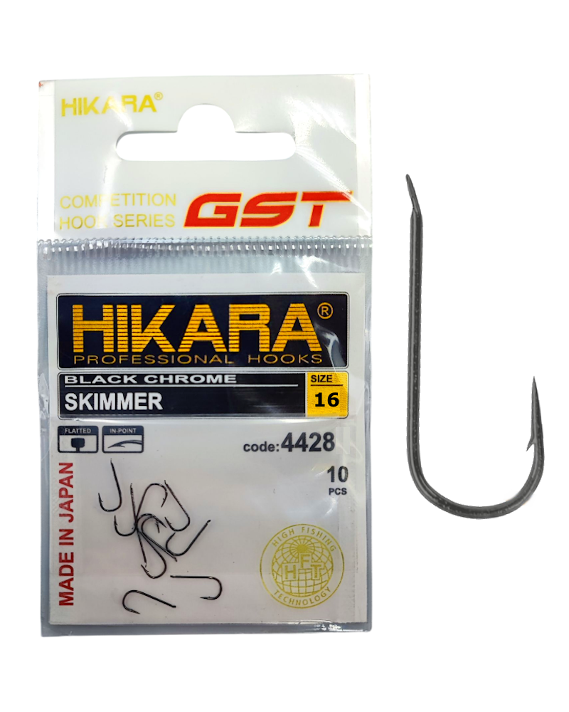 Haczyki Traper GST Hikara Skimmer Black Nr 16 10szt.