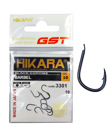 Haczyki Traper GST Hikara Barbel Black Chrome 1810 Nr 10 10szt.