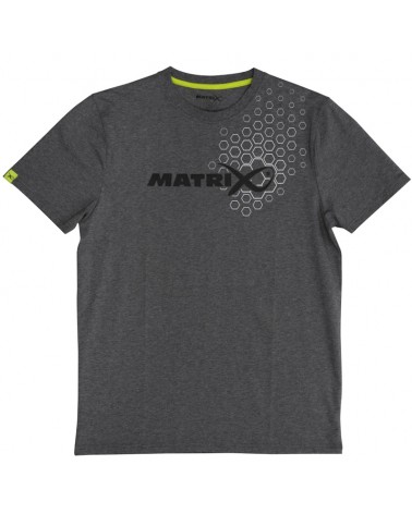 Koszulka Wędkarska Matrix Hex Print T-Shirt Grey