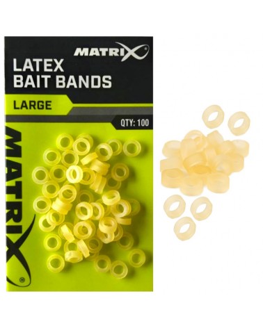 Gumki Do Pelletu Matrix Latex Bait Bands Large 100szt.