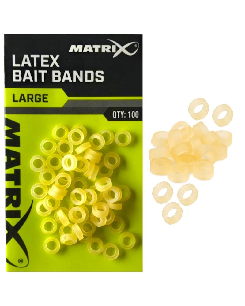 Gumki Do Pelletu Matrix Latex Bait Bands Large 100szt.