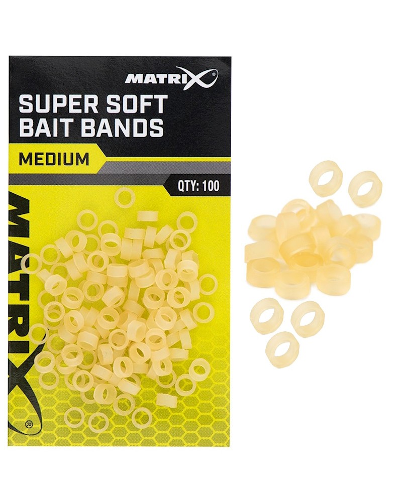 Gumki Do Pelletu Matrix Super Soft Bait Bands Medium 100szt.