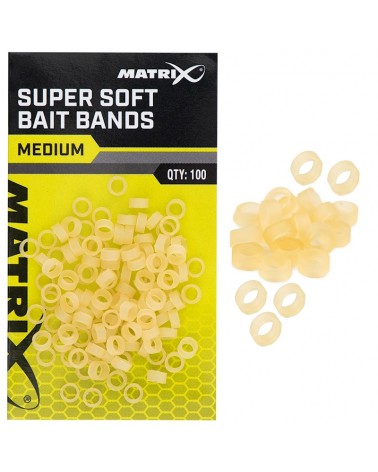 Gumki Do Pelletu Matrix Super Soft Bait Bands Medium 100szt.