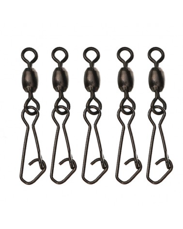 Krętlik Z Agrafką Flagman Feeder Hooked Snap Link Swivels