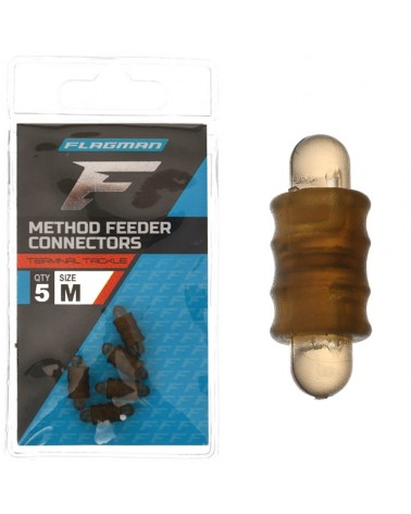 Łącznik Do Wymiany Przyponu Flagman Method Feeder Connectors M 5szt.
