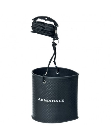 Wiaderko Na Wodę Z Linką Flagman New Armadale EVA Bucket With Rope 18x20cm