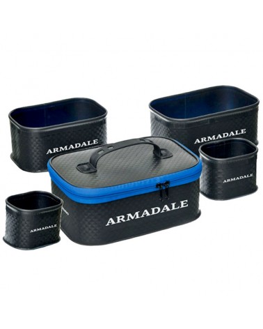 Pojemniki Na Przynęty Akcesoria Zestaw Flagman Armadale EVA Set 5szt. 27x18x10cm