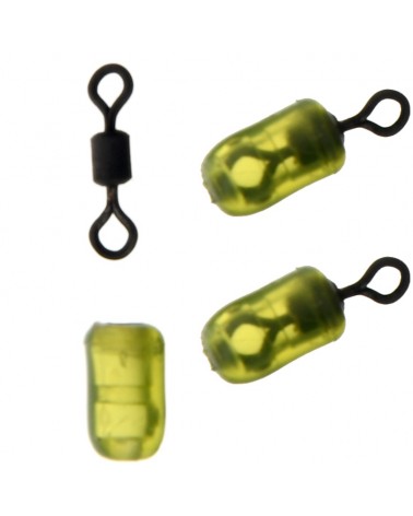 Krętlik Ze Stoperem Ochronnym Flagman Swivel Stop Beads S 5szt.