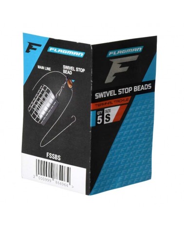 Krętlik Ze Stoperem Ochronnym Flagman Swivel Stop Beads S 5szt.