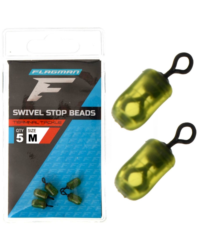 Krętlik Ze Stoperem Ochronnym Flagman Swivel Stop Beads M 5szt.