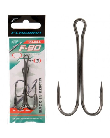 Kotwica Hak Podwójny Flagman Double Hook F-90 Nr 2/0 3szt.