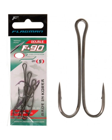 Kotwica Hak Podwójny Flagman Double Hook F-90 Nr 4 5szt.