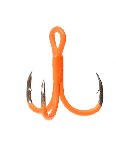 Kotwica Flagman Treble Hook Cutting Point F41 Orange UV