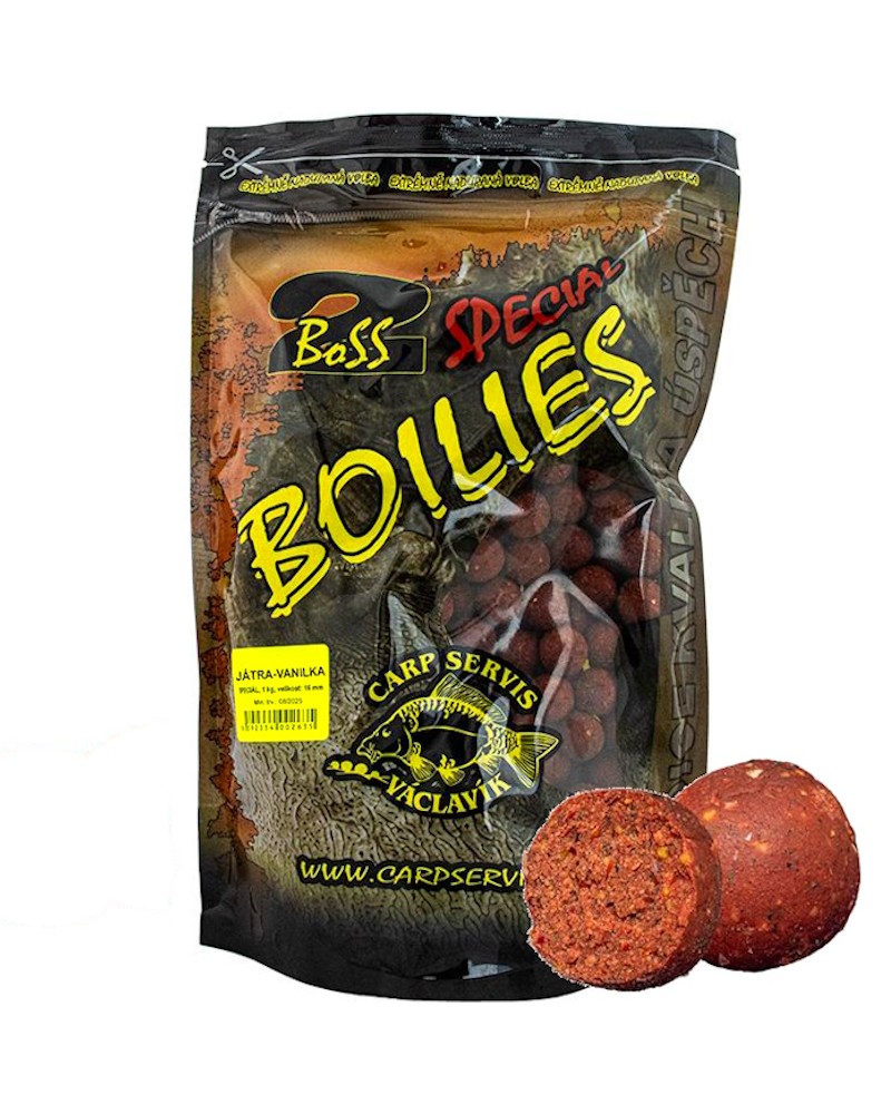 Kulki Zanętowe Carp Servis Vaclavik Boss2 Special Wątroba/Wanilia 16mm 1kg