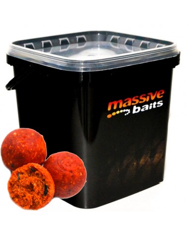 Kulki Zanętowe Massive Baits Eco Boilies 18mm Krill Kryl Wiaderko 3kg