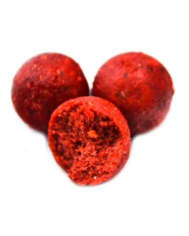 Kulki Zanętowe Massive Baits Eco Boilies 18mm Strawberry Truskawka Wiaderko 3kg