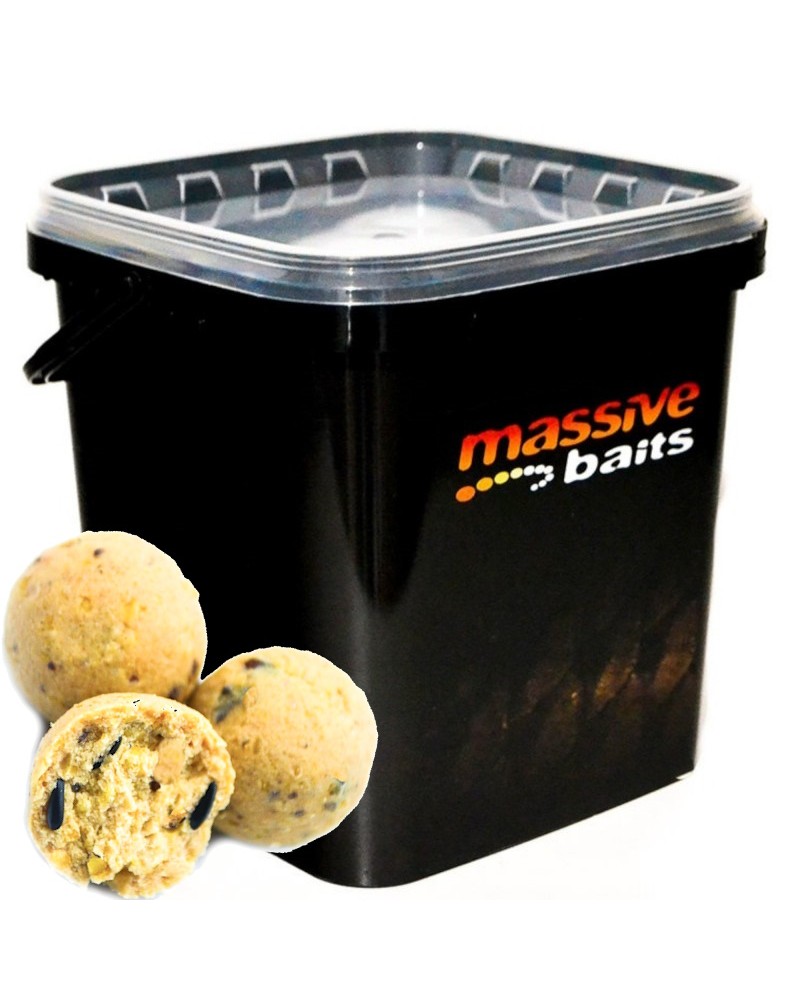 Kulki Zanętowe Massive Baits Eco Boilies 18mm Squid Octopus Kałamarnica Ośmiornica Wiaderko 3kg