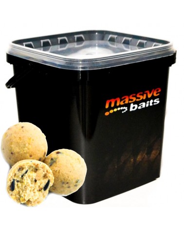 Kulki Zanętowe Massive Baits Eco Boilies 18mm Squid Octopus Kałamarnica Ośmiornica Wiaderko 3kg