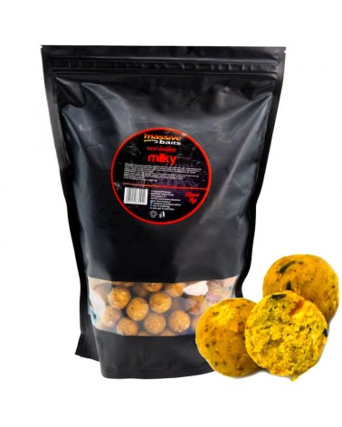 Kulki Zanętowe Massive Baits Eco Boilies 18mm Milky Cream Mleczny 1kg