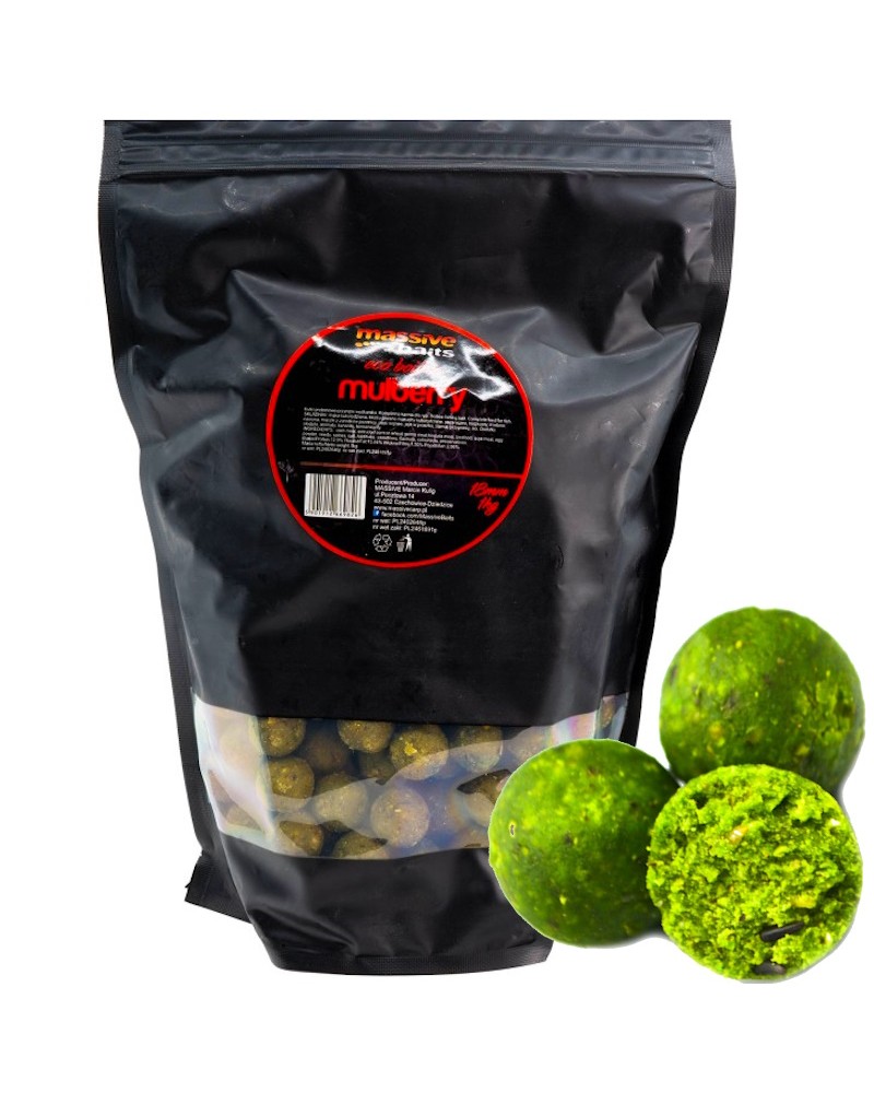 Kulki Zanętowe Massive Baits Eco Boilies 18mm Mulberry Morwa 1kg