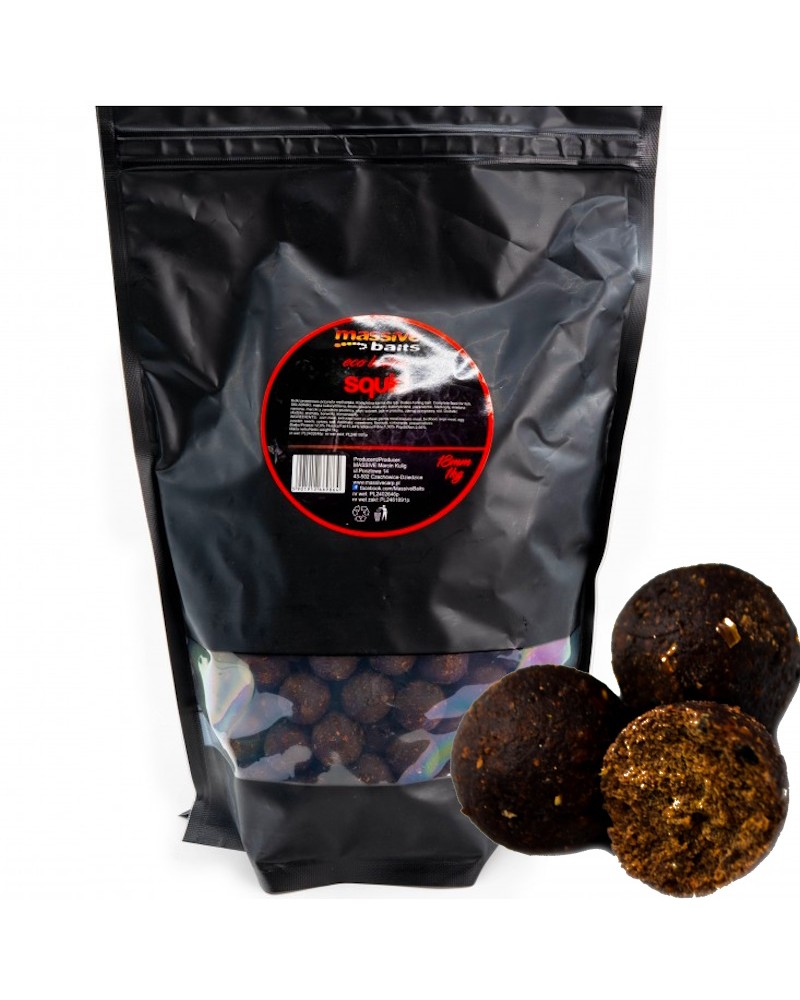 Kulki Zanętowe Massive Baits Eco Boilies 18mm Squid Kałamarnica 1kg