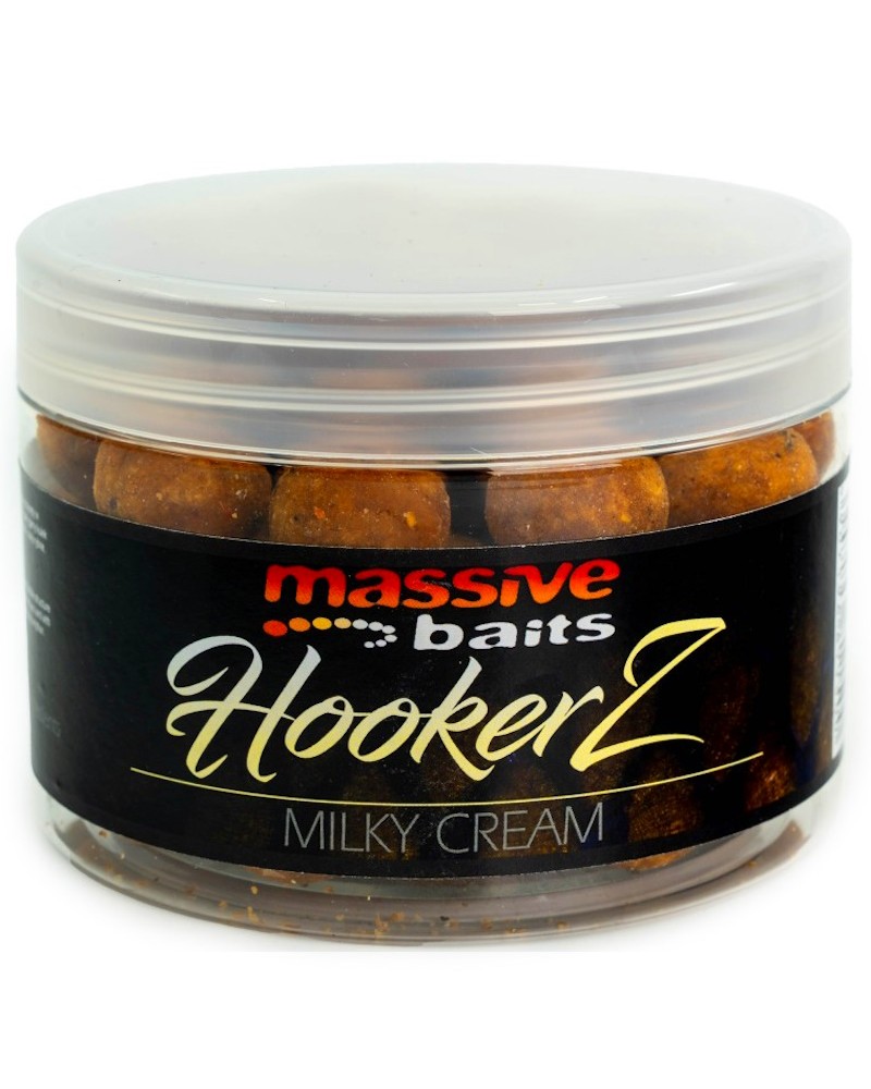 Kulki Haczykowe Massive Baits Hookerz Milky Cream Mleczny 18mm 300ml