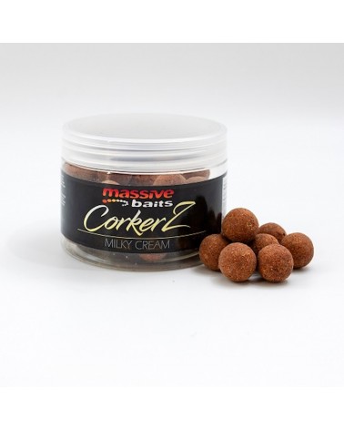 Kulki Haczykowe Massive Baits Corkerz Milky Cream Mleczny 22mm 300ml