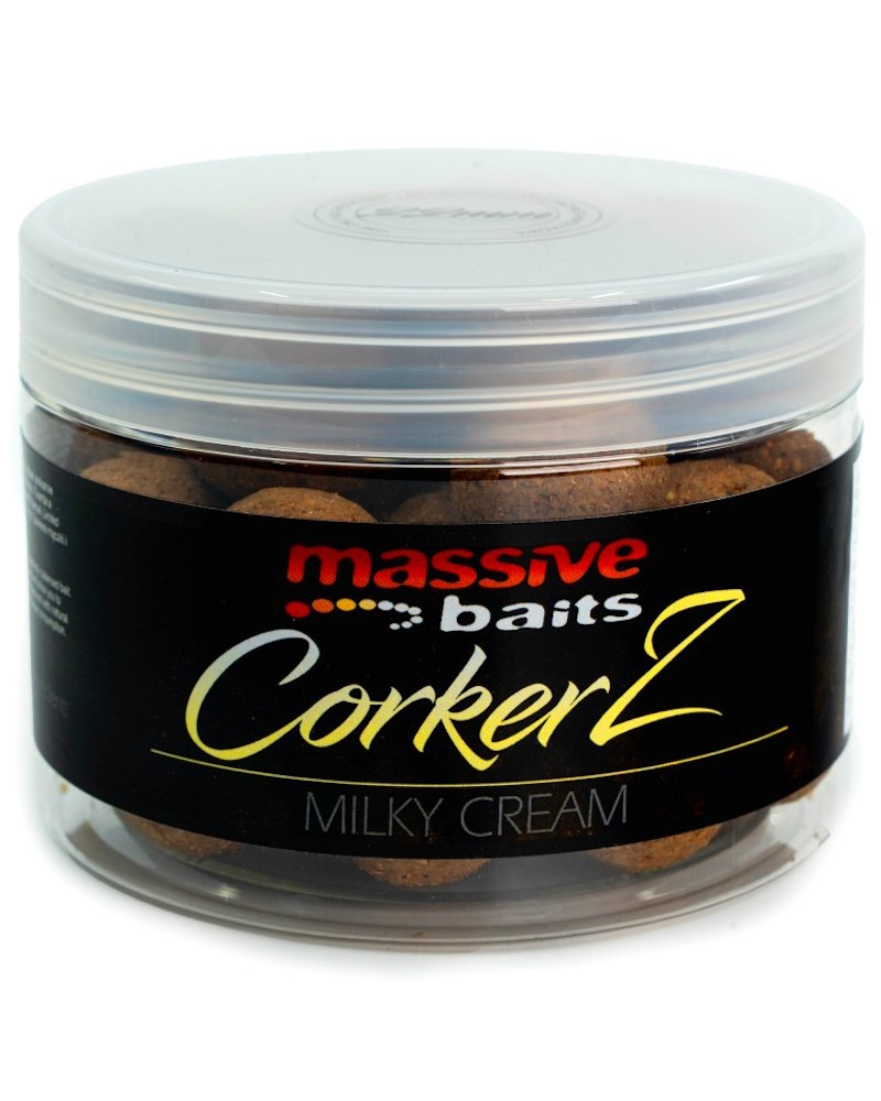 Kulki Haczykowe Massive Baits Corkerz Milky Cream Mleczny 22mm 300ml