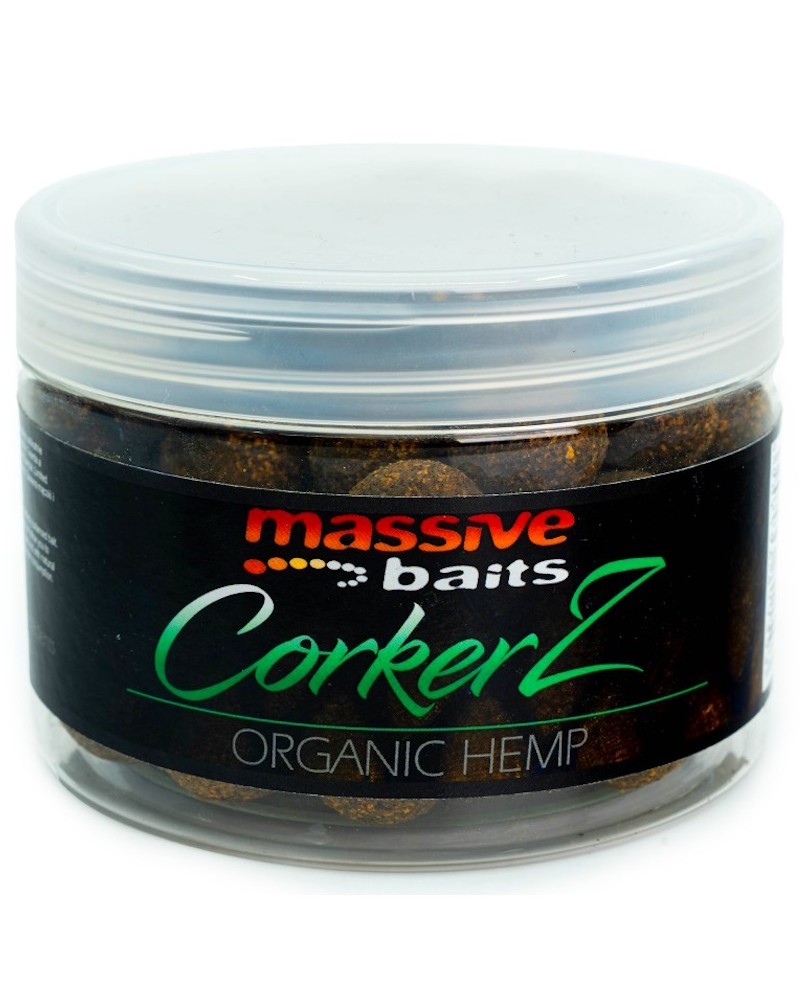 Kulki Haczykowe Massive Baits Corkerz Organic Hemp Konopia 18mm 300ml