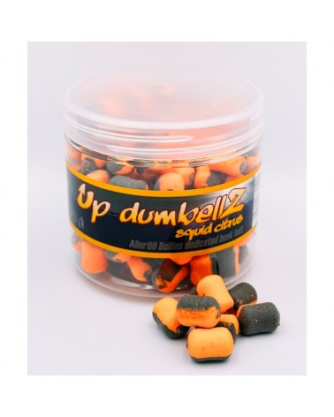 Kulki Haczykowe Massive Baits Aller Up Dumbellz Squid Citrus Kałamarnica Cytrus 14mm 200ml