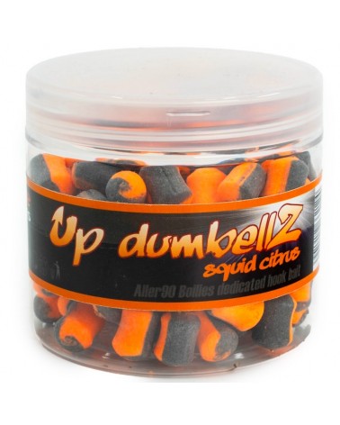 Kulki Haczykowe Massive Baits Aller Up Dumbellz Squid Citrus Kałamarnica Cytrus 14mm 200ml