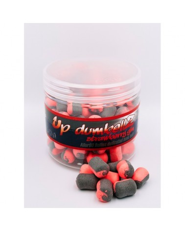 Kulki Haczykowe Massive Baits Aller Up Dumbellz Strawberry Truskawka GLM 14mm 200ml