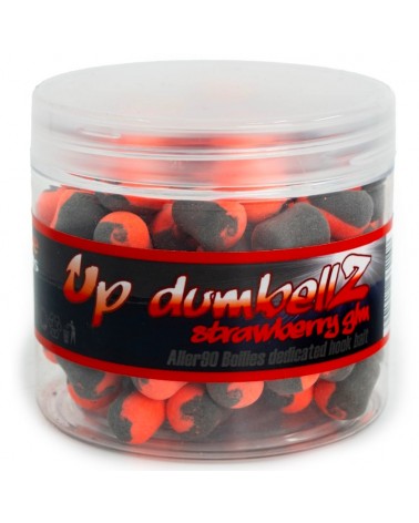 Kulki Haczykowe Massive Baits Aller Up Dumbellz Strawberry Truskawka GLM 14mm 200ml