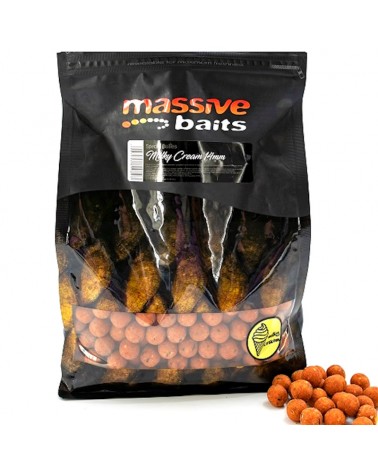 Kulki Zanętowe Massive Baits Special Boilies Milky Cream Mleczny 18mm 1kg