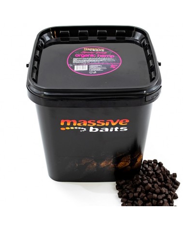 Pellet Zanętowy Massive Baits Specials Organic Hemp Konopie 8mm Wiaderko 3kg